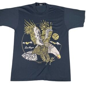 Vintage T-Shirt Mens Large Screen Stars Best Made In USA Single Stitch Las Vegas